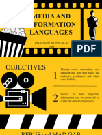Media and Information Languages: Grammar of The Camera (Short Version)