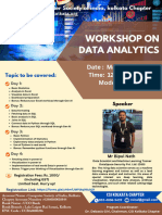 Workshop On Data Analytics