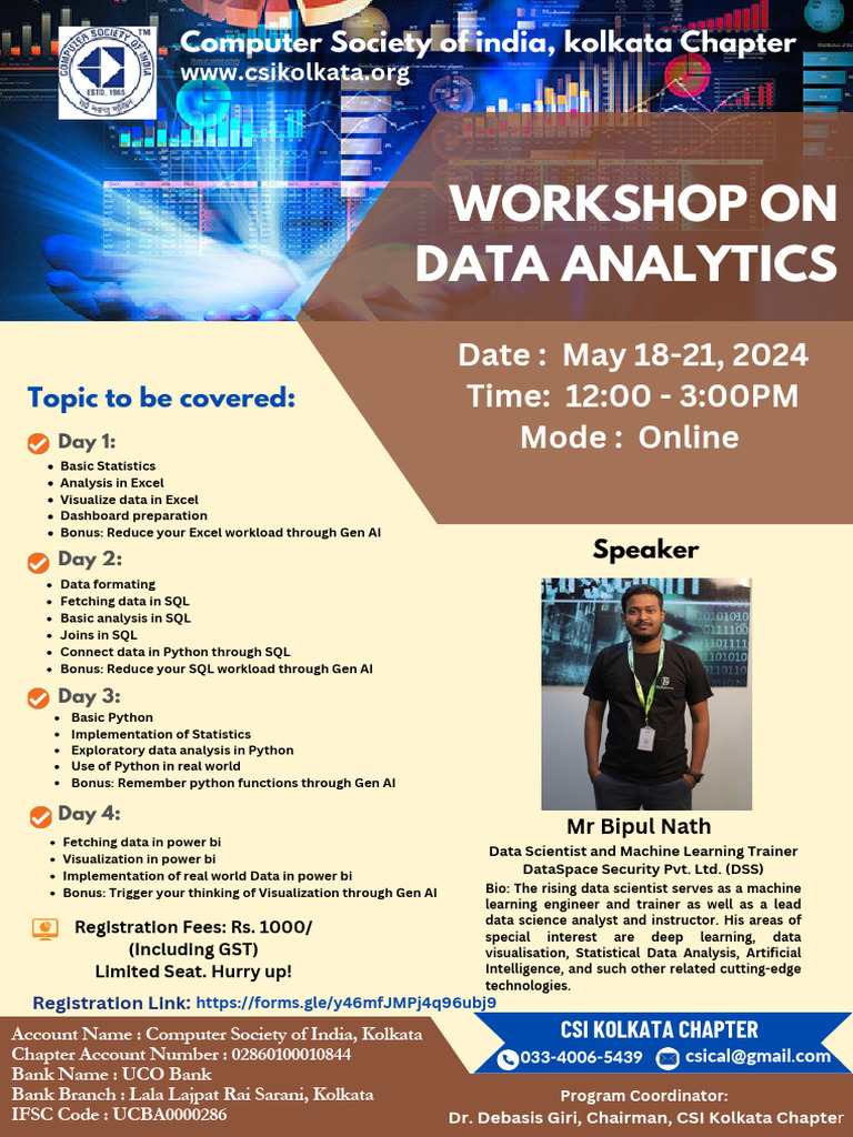 Workshop On Data Analytics | PDF | Data Science | Information Retrieval