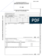 Registro Santa Fe - F101 - Solicitud de Certificado Notarial (Art. 40, 41, 45 Ley 6435) NEW