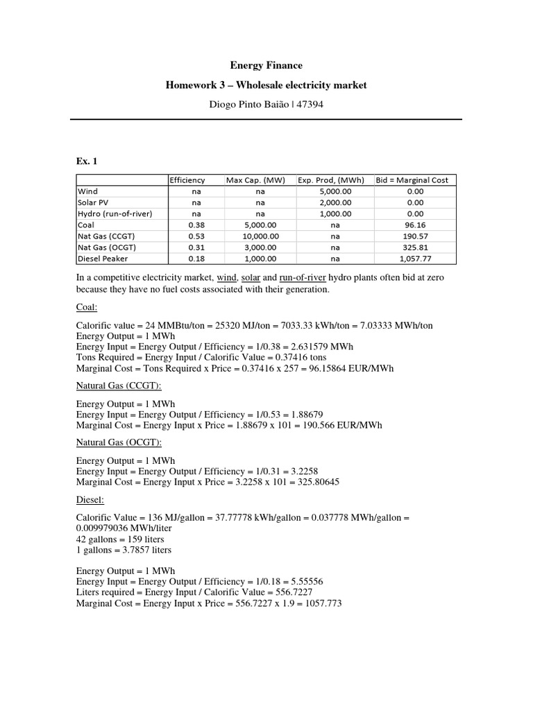 Energy Market Cost Analysis | PDF | Solar Power | Photovoltaics