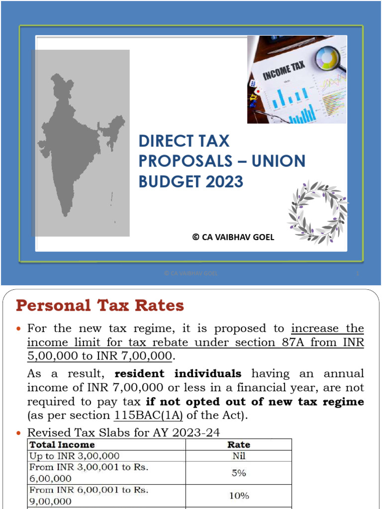 Presentation Tax Pdf Income Tax Taxes