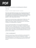 Subletting Guidelines and Procedures | PDF | Lease | Leasehold Estate