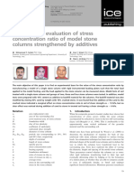Experimental Evaluation of Stress Concen