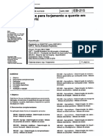 NBR 06915 EB 215 - Aco para Forjamento A Quente em Matriz