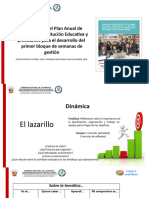 Elaboracion Del Plan Anual de Trabajo de La Institucion Educativa