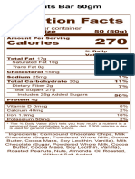 Dairy Free KETO - Milk - Nutrition Label