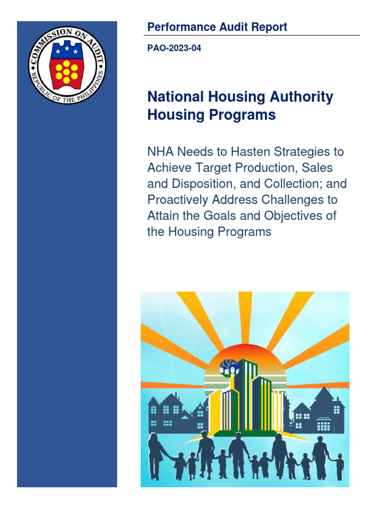 NationalHousingAuthorityHousingProgramsPAO202304 PDF Audit