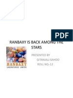 Ranbaxy is Back Among the Stars