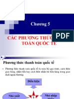 Chapter 5. Phương Thức Thanh Toán Quốc Tế