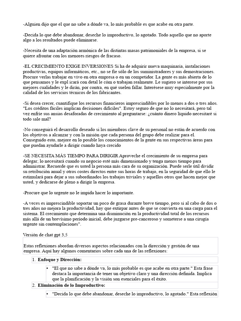 Estrategias para el Crecimiento Empresarial | PDF | Business | Uso ...