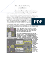 10_Intro Blender Mesh Modeling-Spin