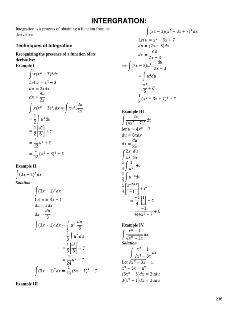 INTEGRATION AND DIFFERENTIATION 11 | PDF | Trigonometric Functions ...
