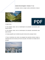 Geografia Paisagem