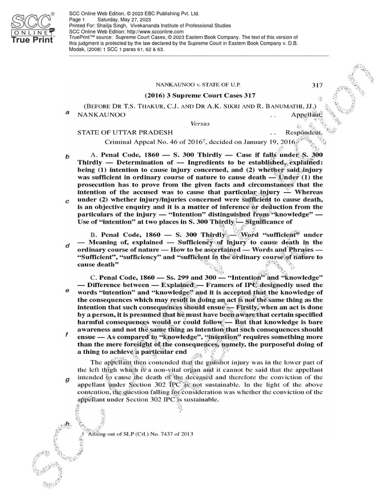 Modak Judgment Analysis (2008) SCC 1 | PDF | Separation Of Powers ...