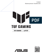Instrukcja Obslugi ASUS TUF Gaming A15 FA507XI