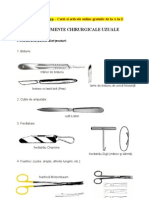 instrumente chirurgicale uzuale