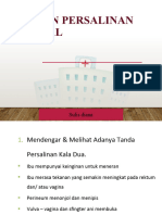 2.1 Keterampilan Pertolongan Persalinan Normal Ok