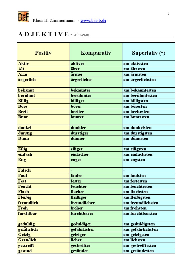 Adjektive Mit S Liste Pdf _ Verzeichnis:Deutsch/Adjektive – KXRDZ
