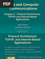 Data and Computer Communications: - Protocol Architecture, TCP/IP, and Internet-Based Applications