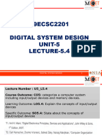 19ECSC2201 Digital System Design UNIT-5 LECTURE-5.4