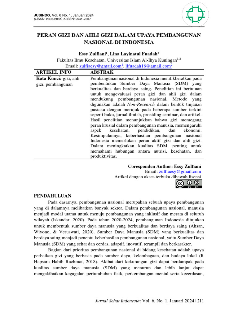Kolaborasi Lintas Sektor dalam Program Gizi Nasional