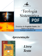 Teologia Sistematica 3 - Pneumatologia