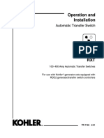 ATS Model RXT, Operation & Installation TP-7193 4-21