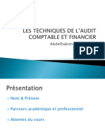 Les techniques d'audit