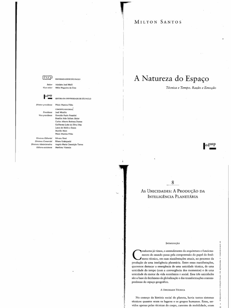 Santos - A Natureza Do Espaço | PDF
