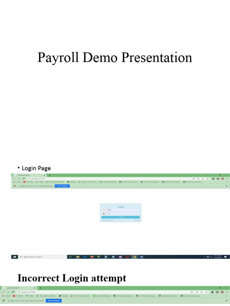 Payroll Demo Presentaion Pdf