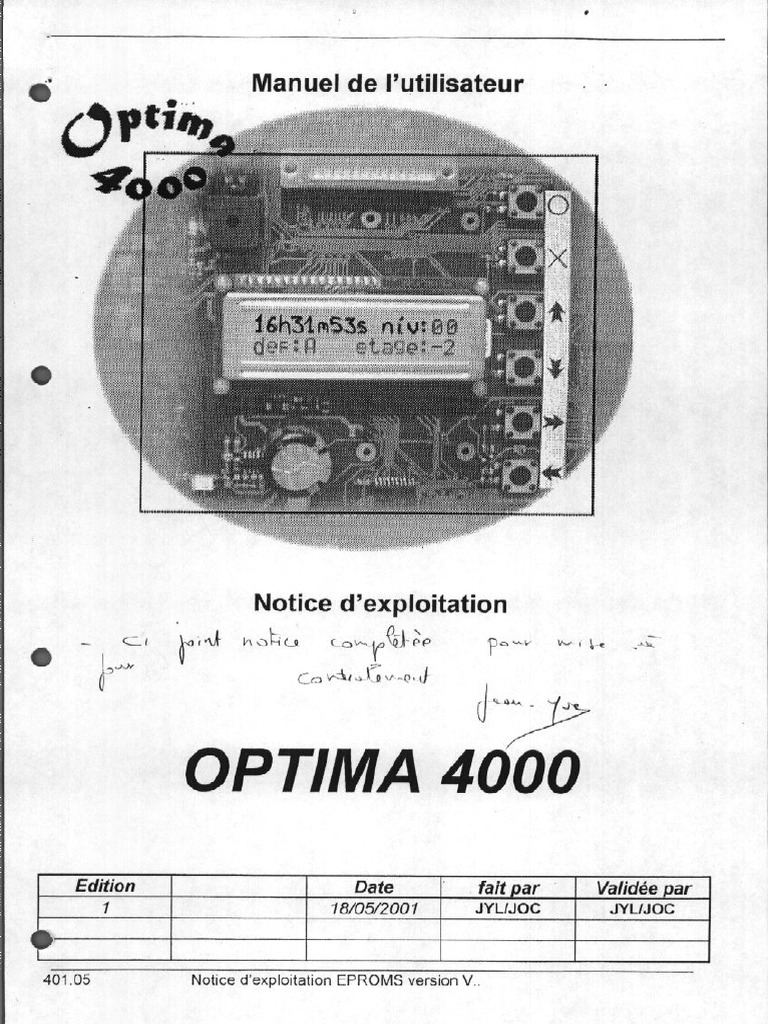 Optima 4000 V11 Pdf