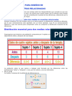 T4. Dos Grupos. Muestras Relacionadas