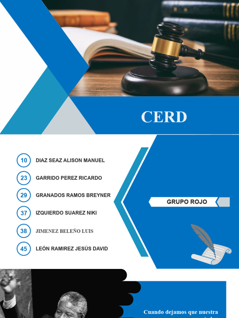 CERD: Lucha contra la Discriminación Racial | PDF | Discriminación ...
