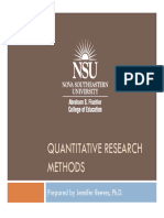 Quantitative Research Designs Reeves