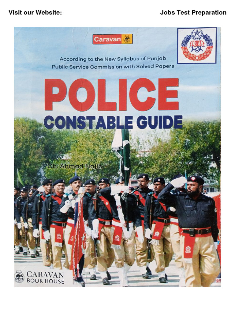 Punjab Police Constable Exam Prep Guide | PDF | Law Enforcement | Crime ...