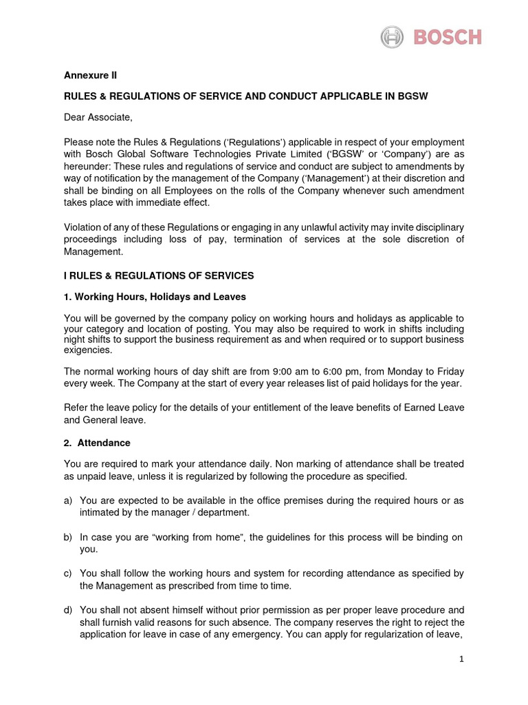 Annexure II and Enclosure A Updated Download Free PDF Information