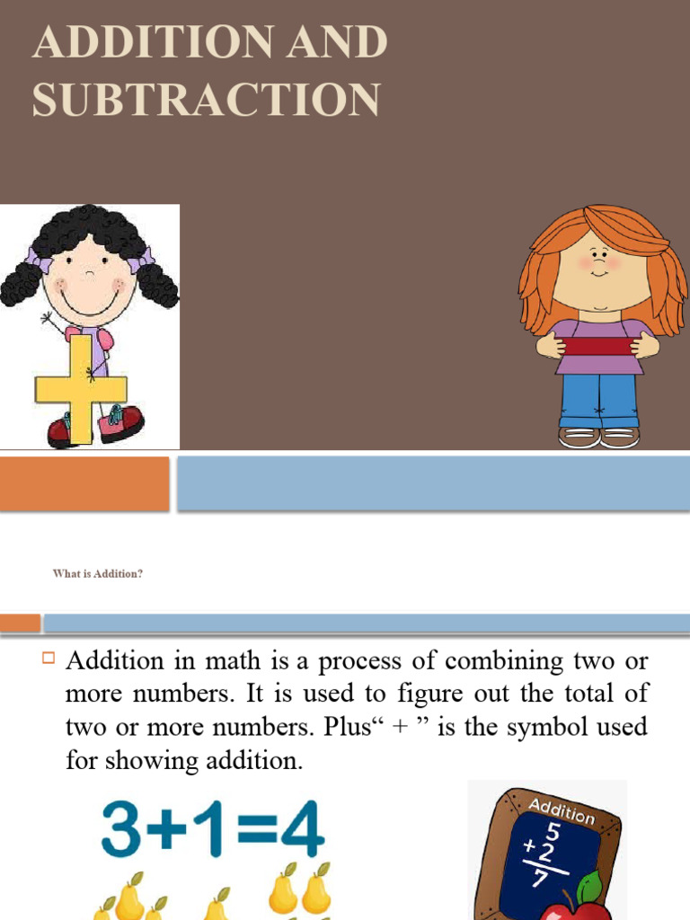 Addition and Subtraction | PDF