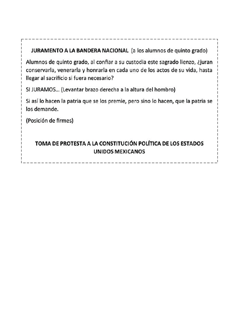 Jura y Toma de Protesta | PDF