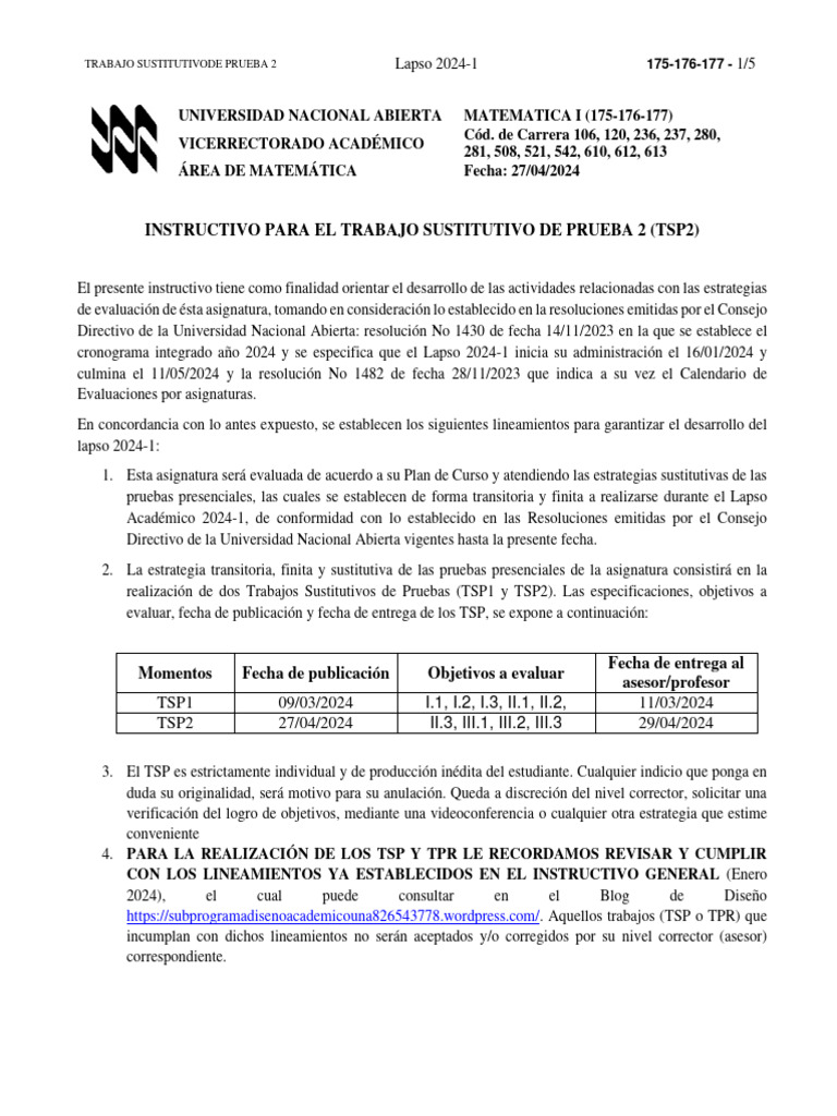 175 176 177 - TSP2 - 2024 1 | PDF | Función (Matemáticas) | Números