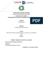 Reporte Sobre Normas y Su Relación Con El Cumplimiento Fiscal