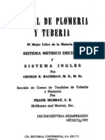 George K. Bachman - Manual de Plomeria y Tub.