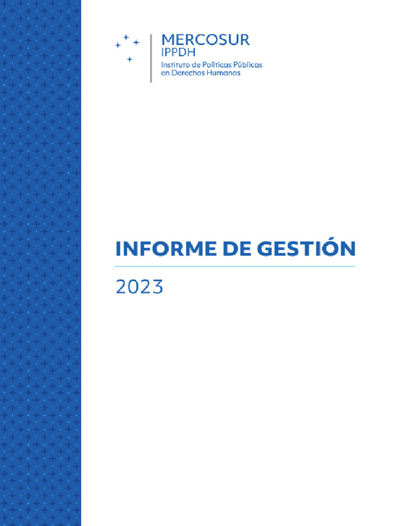 Informe de Gestion 2023 | PDF | Derechos humanos | Invalidez