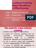 The Cross-Cultural Training For The Global Workforce and