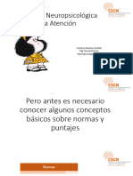 Evaluación Neuropsicológica de La Atención: Carolina Panesso Giraldo Mg. Neurociencias Neuropsicología Clínica