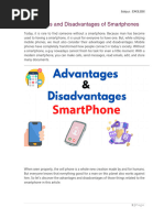 Advantages and Disadvantages of Smartphones