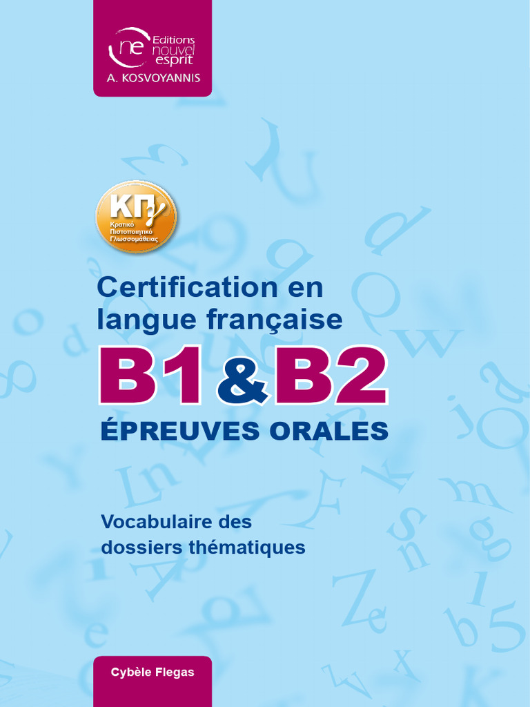 Vocabulaire pour certification B1-B2 | PDF