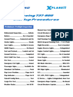 Boeing 737 Startup Procedures