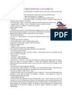 CÓMO RECONOCER A UNA BRUJA TEXTO 6°