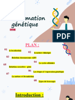 L'information Génétique: Unité 2